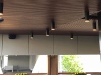 Реечные потолки – одна из востребованных разновидностей подвесных конструкций